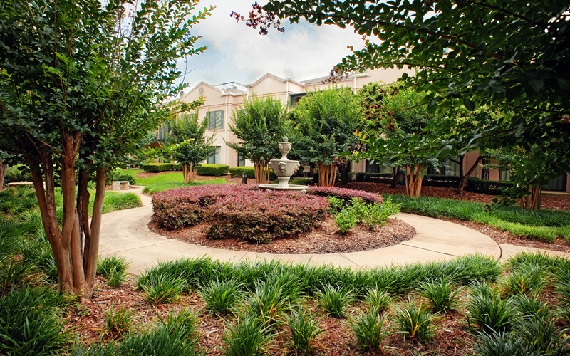 At The Orchard, residents feel right at home with beautiful surroundings of mature landscapes and peaceful fountains.